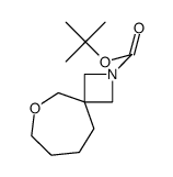 6-Oxa-2-aza-spiro[3.6]decane-2-carboxylic acid tert-butyl ester Structure