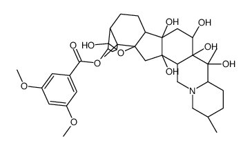 3-(3,5-Dimethoxybenzoyl)veracevine Structure