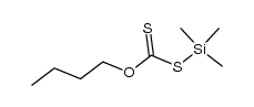 S-trimethylsilyl O-butyldithiocarbonate结构式