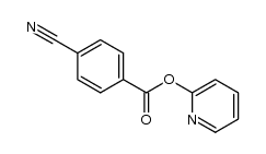 pyridin-2-yl 4-cyanobenzoate结构式