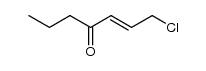 (E)-1-chlorohept-2-en-4-one结构式