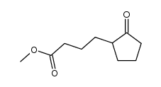 2-(γ-methoxycarbonylpropyl)cyclopentanone结构式