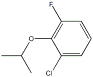 1-chloro-3-fluoro-2-propan-2-yloxybenzene结构式