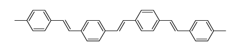 4,4'-bis(4-methylstyryl)-trans-stilbene Structure