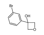 3-(3-溴苯基)氧杂环丁烷-3-醇结构式
