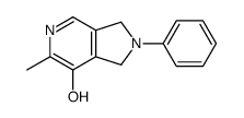 6-methyl-2-phenyl-1,3-dihydropyrrolo[3,4-c]pyridin-7-ol Structure