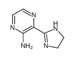 3-(4,5-dihydro-1H-imidazol-2-yl)pyrazin-2-amine结构式