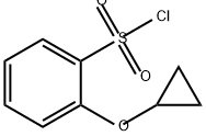 2-cyclopropoxybenzene-1-sulfonyl chloride structure