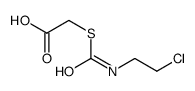 2-(2-chloroethylcarbamoylsulfanyl)acetic acid结构式