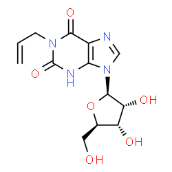 1-Allylxanthosine structure