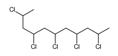 2,4,6,8,10-pentachloroundecane Structure