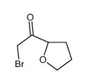 Ethanone, 2-bromo-1-[(2R)-tetrahydro-2-furanyl]- (9CI)结构式