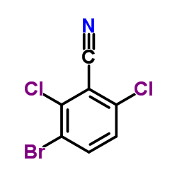 3-Bromo-2,6-dichlorobenzonitrile Structure