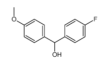 (4-Fluorophenyl)(4-Methoxyphenyl)Methanol Structure