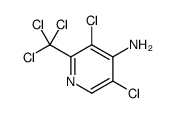 Pyridin-4-amine, 3,5-dichloro-2-trichloromethyl-结构式