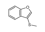 Benzofuran,3-(methylthio)- Structure
