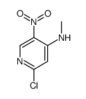 (2-chloro-5-nitro-pyridin-4-yl)-methyl-amine Structure