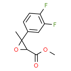Methyl 3-(3,4-difluorophenyl)-3-methyloxirane-2-carboxylate Structure