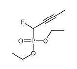 1-diethoxyphosphoryl-1-fluorobut-2-yne Structure