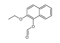 1-Naphthalenol,2-ethoxy-,formate(9CI) structure