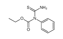 2-phenyl-3-thio-allophanic acid ethyl ester结构式