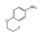 4-(2-fluoroethoxy)aniline结构式