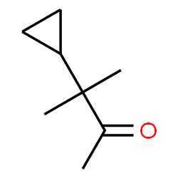 2-Butanone, 3-cyclopropyl-3-methyl- (9CI)结构式