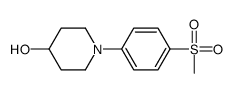 1-(4-Methanesulfonyl-phenyl)-piperidin-4-ol结构式