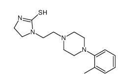 1-(2-(4-o-Tolyl-1-piperazinyl)ethyl)-1H-imidazolidinethione结构式
