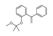 1-(2-methoxypropan-2-yloxy)-2-(1-phenylethenyl)benzene Structure