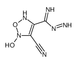 1,2,5-Oxadiazole-3-carboximidicacid,4-cyano-,hydrazide,5-oxide(9CI) Structure