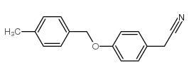 2-(4-[(4-METHYLBENZYL)OXY]PHENYL)ACETONITRILE structure