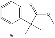 METHYL 2-(2-BROMOPHENYL)-2-METHYLPROPANOATE结构式