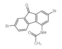 ACETAMIDE, N-(2,7-DIBROMO-9-OXOFLUOREN-4-YL)- structure