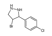 4-BROMO-3-(4-CHLOROPHENYL)-1H-PYRAZOLE结构式