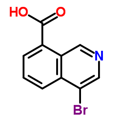 4-溴异喹啉-8-羧酸结构式