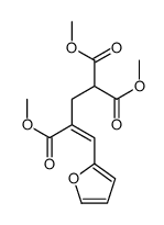 trimethyl 4-(furan-2-yl)but-3-ene-1,1,3-tricarboxylate结构式
