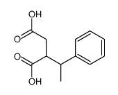 2-(1-phenylethyl)butanedioic acid Structure