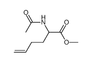 5-Hexenoic acid,2-(acetylamino)-,methyl ester结构式