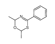 2,6-dimethyl-4-phenyl-6H-1,3,5-oxathiazine结构式