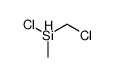 methyl(chloromethyl)hydrochlorosilane结构式