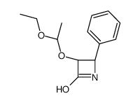 (3R,4S)-3-(1-Ethoxyethoxy)-4-phenyl-2-azetidinone Structure