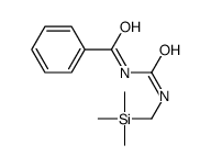 N-(trimethylsilylmethylcarbamoyl)benzamide Structure