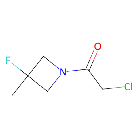 2-chloro-1-(3-fluoro-3-methyl-azetidin-1-yl)ethanone Structure