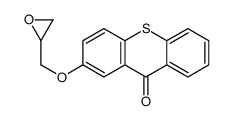 2-(oxiran-2-ylmethoxy)thioxanthen-9-one结构式