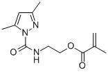 2-[(3,5-DIMETHYLPYRAZOLYL)CARBONYLAMINO]ETHYL METHACRYLATE Structure