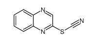 2-quinoxalinyl thiocyanate结构式