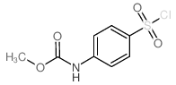 Methyl [4-(chlorosulfonyl)phenyl]carbamate structure