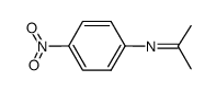 N-isopropylidene-4-nitro-aniline Structure