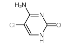 6-amino-5-chloro-1H-pyrimidin-2-one结构式